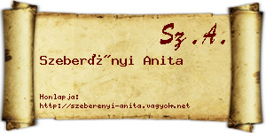 Szeberényi Anita névjegykártya